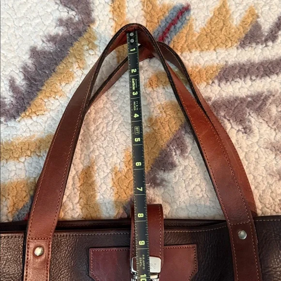 Col. Littleton Brown and Black Leather Women's Beautifully Crafted Handbag - Picture 7 of 8